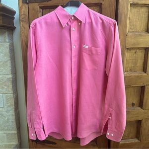 Faconnable size large linen long sleeved shirt